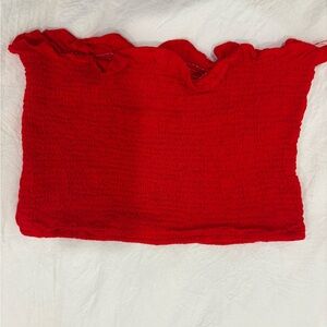 Chic Scarlet Crop Top for Women